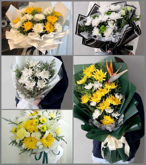 河南洛阳洛龙区安乐街道白事花束代送